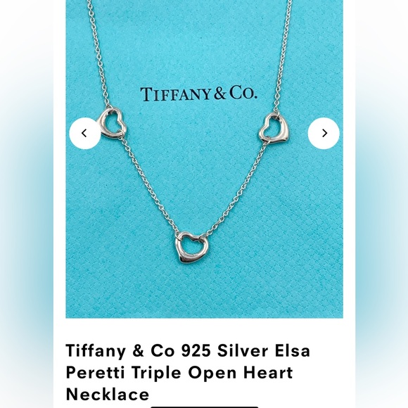 Tiffany & Co. Elsa Peretti Triple open heart necklace - Picture 5 of 5